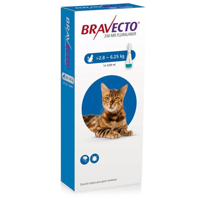 Bravecto Gatos 2.8Kg A 6,25Kg