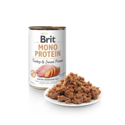 Brit care Mono Protein Lata Turkey & Sweet Potato Perros 400g