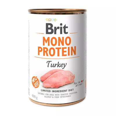 Brit care Mono Protein Lata Turkey Perros 400g