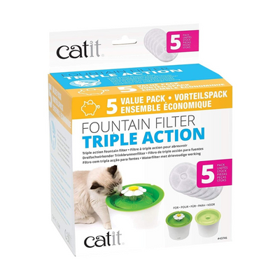 Filtros de Triple Acción para Fuentes Catit
