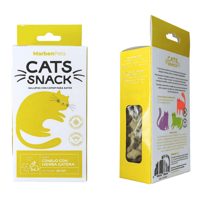Cats Snack Galleta de Conejo con Hierba Gatera 80g Gatos