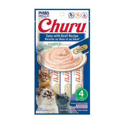 Inaba Churu Gatos Atún con Carne
