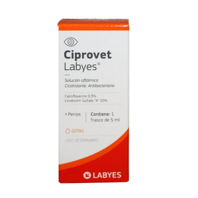 Ciprovet Solución Oftálmica Gotas Perros y Gatos 5ml