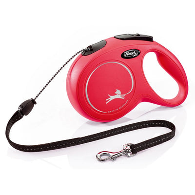 Flexi New Classic Cordon Correa Retractil Perros M Rojo 5m