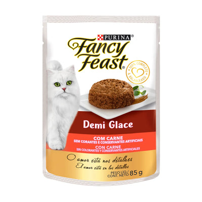 Fancy Feast Demi Glace con Carne Gatos 85g