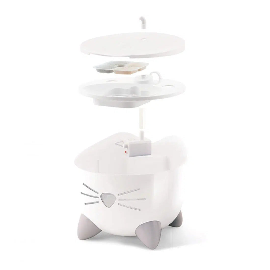 CatIt Fuente Bebedera Pixi Blanca para Gatos 2.5L