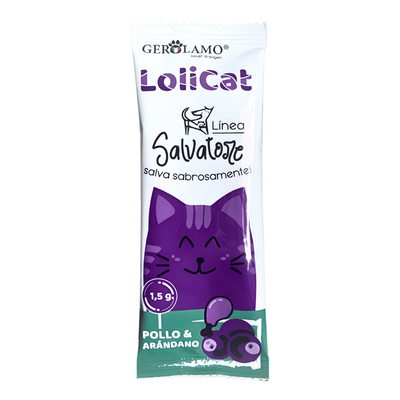 Pack Gerolamo Salvatore Lolicat Pollo y Arandano Gatos 15un