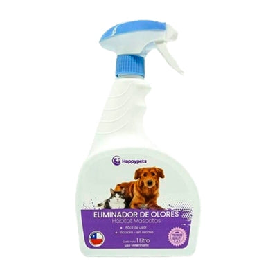 Eliminador de Olores Happy Pets 1L Perros y Gatos