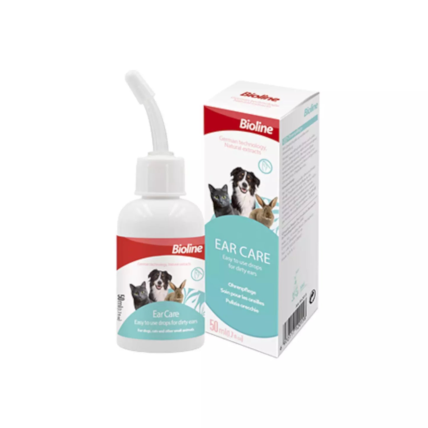 Bioline Cuidado de Oídos Perros y Gatos 50ml