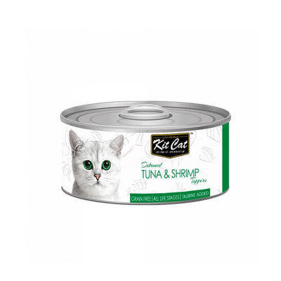 Kit Cat Lata Gato Deboned Tuna & Shrimp 80g