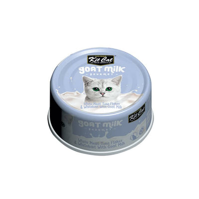 Kitcat Lata Gato Goat Milk Gourmet Tuna Flakes & Whitebait 70g