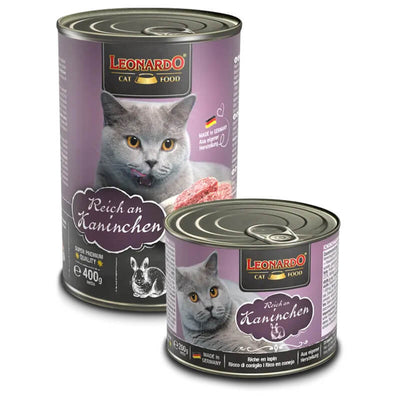 Leonardo Quality Selection Conejo Lata Gatos