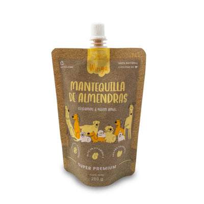 Winga Mantequilla Almendras Perros 250ml