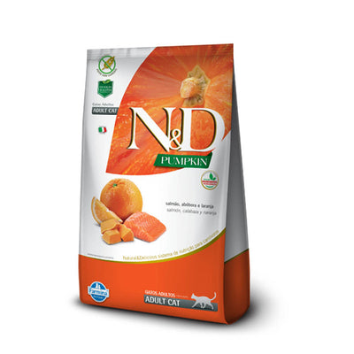 N&D Prime Gato Adulto Salmon, Calabaza y Naranja 1.5K