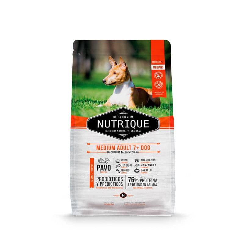 Nutrique Medium Perros Adultos 7+ 3kg