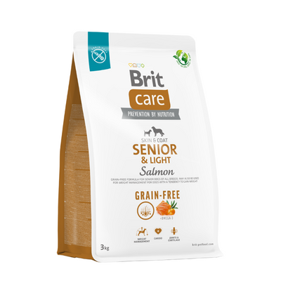 Brit care Perro GF Senior & Light Salmón 3K