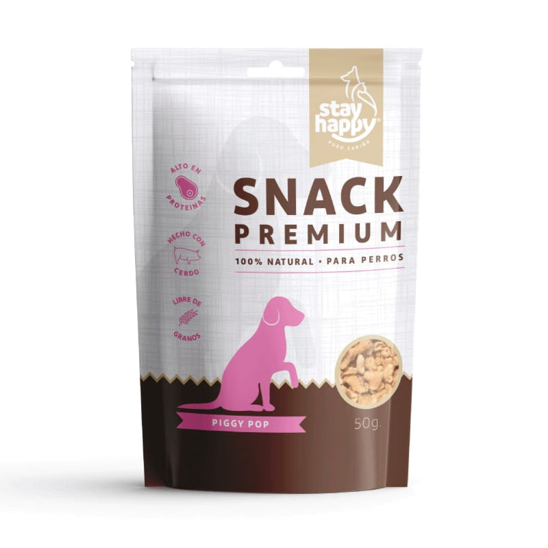 Stay Happy Piggy Pop Perros 35g