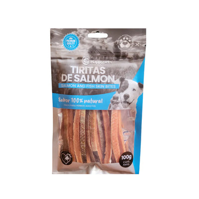 Happypets Snack Perros Tiritas de Salmon 100g