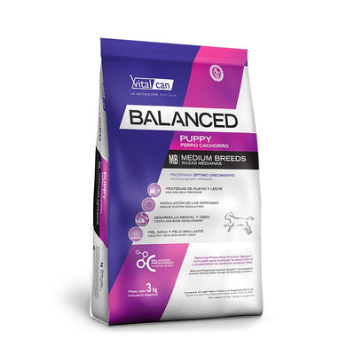 Vitalcan Balanced Perro Puppy Medianos 3K