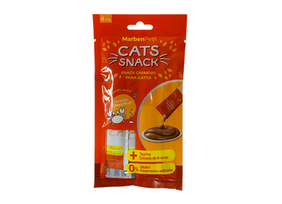 Cats Snack Tubito Cremoso Cangrejo Gatos