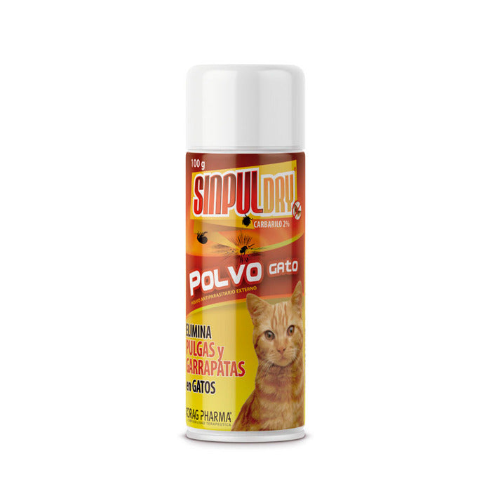 Sinpul Talco Antipulgas Para Gatos 100 Grs