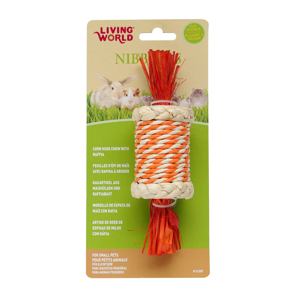 Living World Nibblers Caramelo Masticable Organico