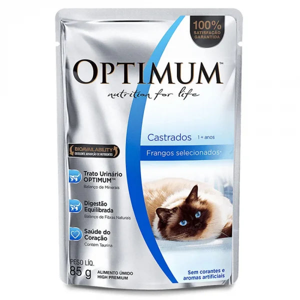 OPTIMUM™ Cat Wet Castrados Pollo 85gr