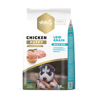 Amity Low Grain Chicken Cachorros