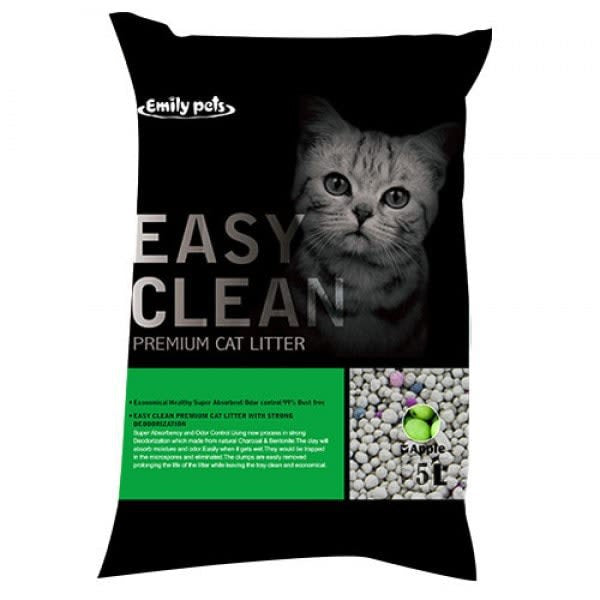 Easy Clean Arena Sanitaria Manzana Gatos