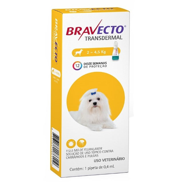 Bravecto Perros – 2 Kg A 4.5 Kg