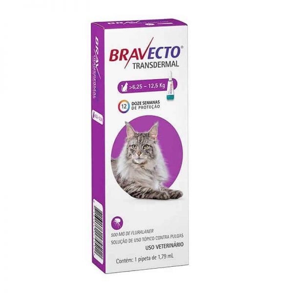 Bravecto Gatos 6.25Kg A 12.5Kg