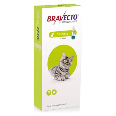 Bravecto Gatos – 1.2 Kg A 2.8 Kg