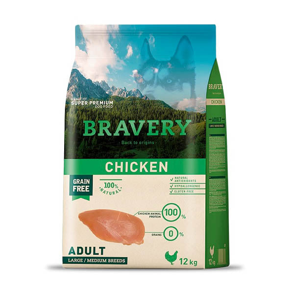 Bravery Chicken Perros medianos y grandes