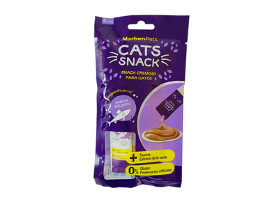 Cats Snacks Tubito Cremoso Salmón Gatos