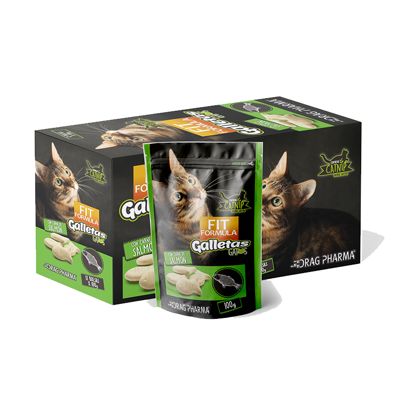 Fit Formula Gatos Galletas Salmón 100g