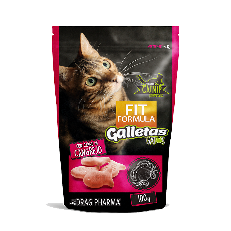Fit Formula Gatos Galletas Cangrejo 100g