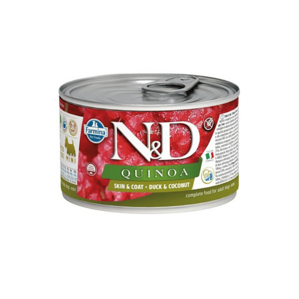 N&D Prime Perros Quinoa Pato Y Coco Lata 140g