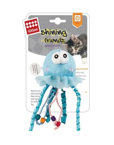 Gigwi Shining Friendz Medusa con luz led y Catnip