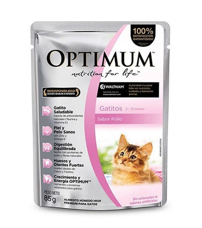 OPTIMUM™ Cat Wet Kitten Pollo 85gr