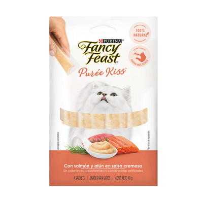 PURINA® Fancy Feast Puree Kiss Salmon Gatos