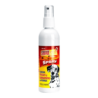 Sinpul Spray Para Pulgas Y Garrapatas 200 Ml