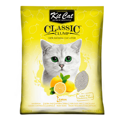 Kit Cat Arena Sanitaria Classic Clump Limon