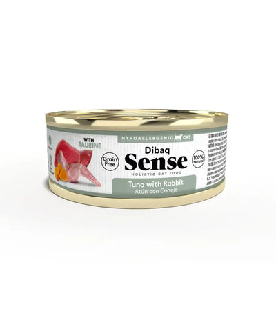 Dibaq Sense Gatos Lata Atún y Conejo 70gr