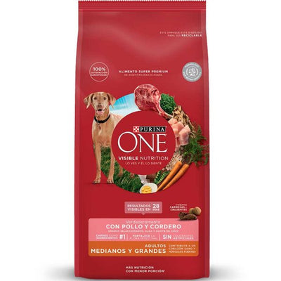 PURINA® ONE® Perros Medianos y Grandes Pollo y Cordero