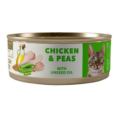 Amity Lata Pollo y Guisantes Gatos