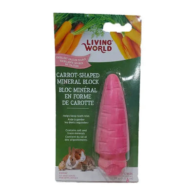 Living World Bloque Mineral Forma Zanahoria