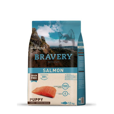 Bravery Salmon Cachorros Medianos y Grandes