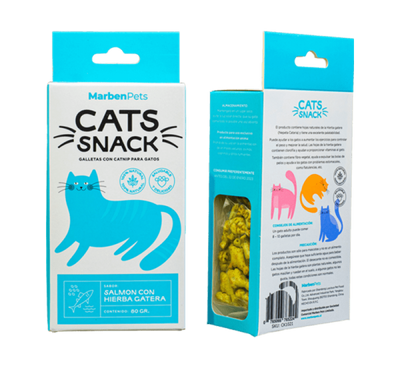 Cats Snaks Galletas Salmón y hierba gatera Gatos