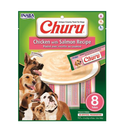 Inaba Churu™ Pollo y Salmón Perros