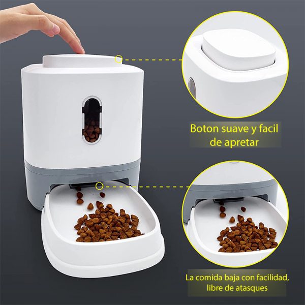 Dispensador Alimento Perros y Gatos 1.5 Litros